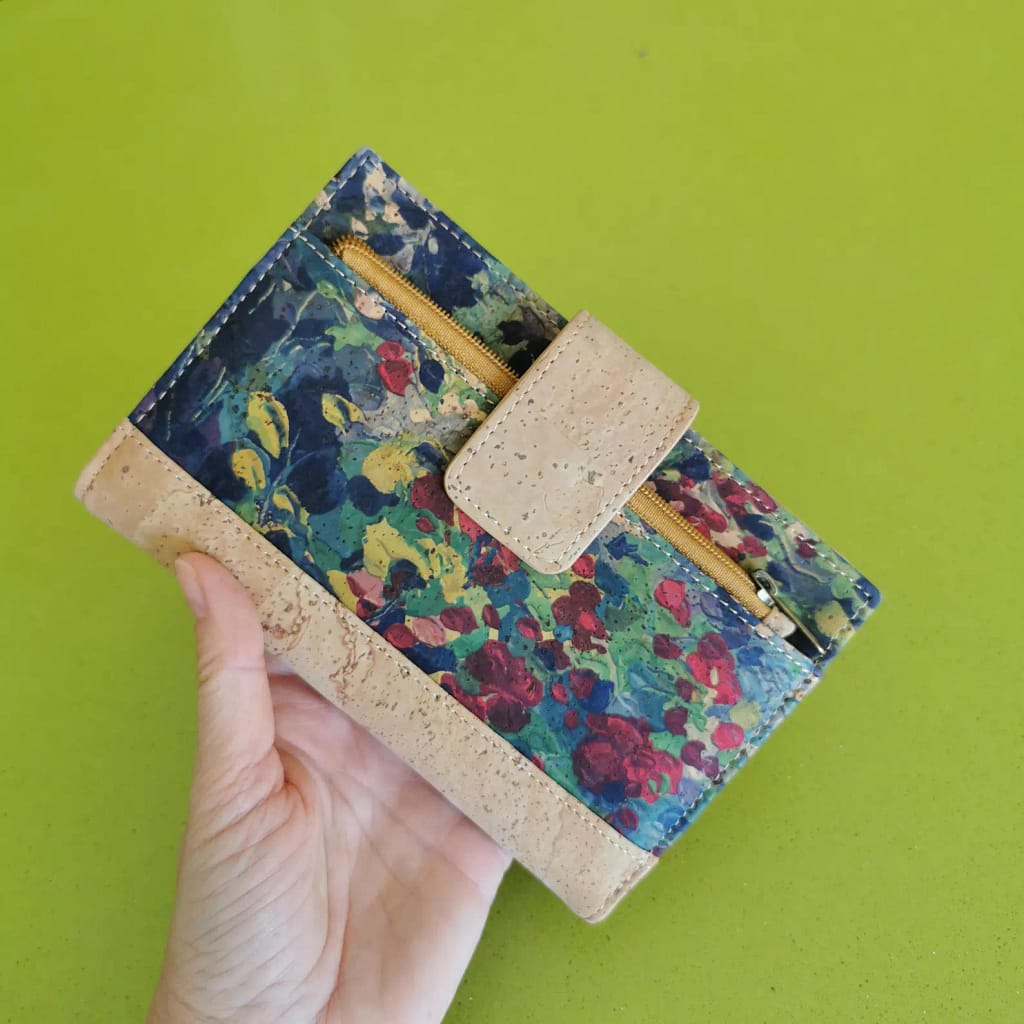 Unique Portuguese Gifts - Green Cork Wallet RFID
