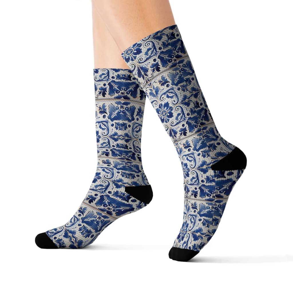 Portuguese Tiles Socks a perfect gift for Portugal Lover