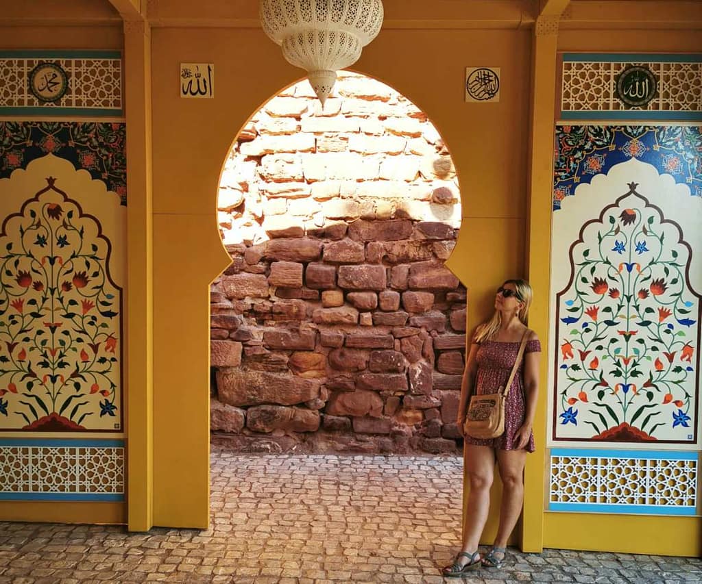 Arabskie zabytki związane z kulturą arabską w Silves Algarve na południu Portugalii