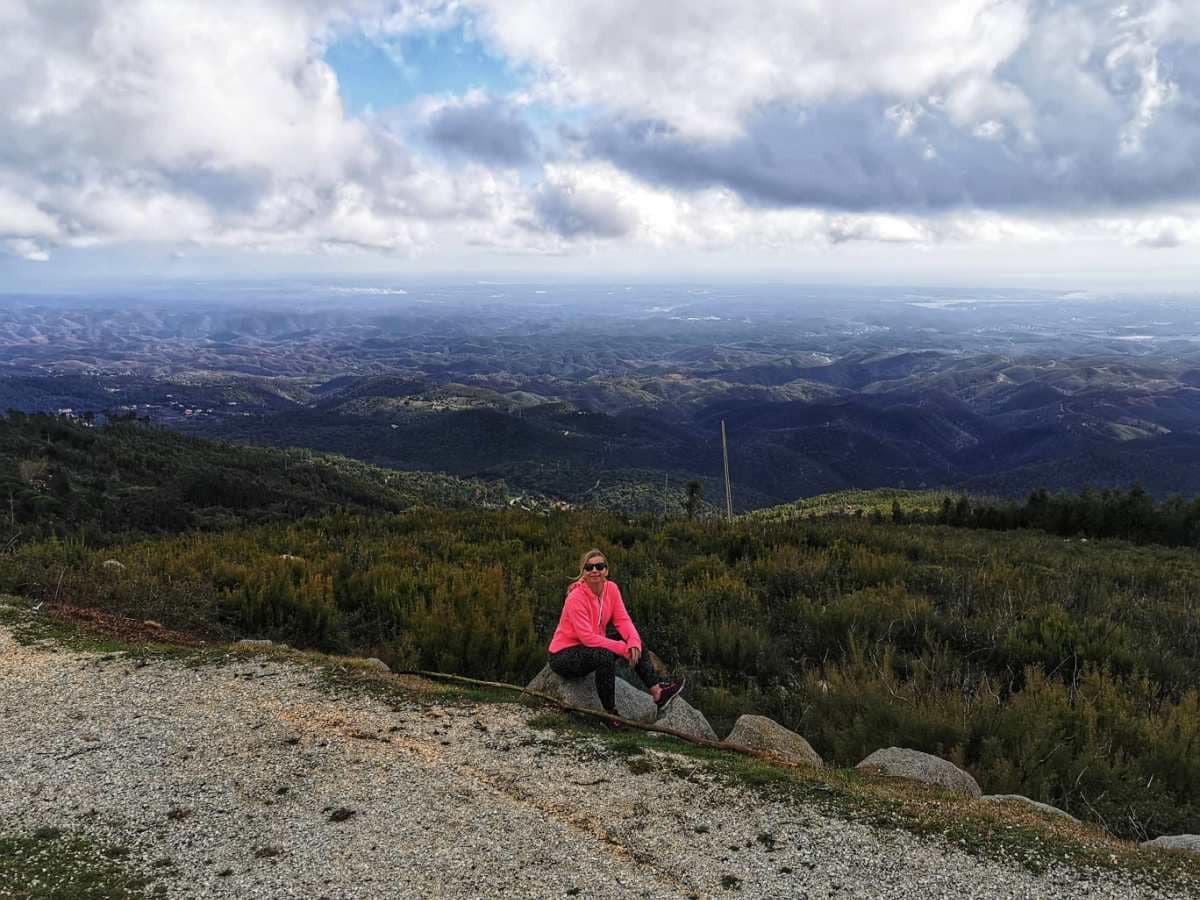 View of the Algarve from the top of Mount Fóia in Monchique